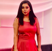 Anchor Priya Rajput at wedding Event